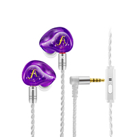 Casque audio haute fidélité BA DD Hybrid 2021, nouvelle résine d'impression 3D, écoute sur scène pour les audiophiles et les professionnels