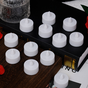 Cross-border LED colorful electronic mini tea candle lamp, festive atmosphere <b>battery</b>, home plastic decoration party - Product Image 4
