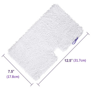 Microfibra Steam <span class=keywords><strong>Mop</strong></span> Substituição Pads para S-hark Steam Pocket Mops S3500 Series S3501-Lavável à Máquina Fácil Limpeza Pads - Product Image 2