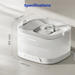 Cheerble Pumpless MagDrive Dual Mode Timer continuo 4L D1 distributore automatico Pet ciotola per cani fontana d'acqua - Product Image 6
