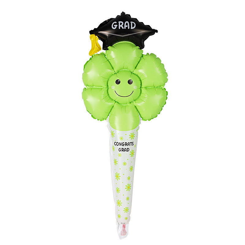 หมวกหมอสีเขียว, ลูกโป่งมือดอกทานตะวัน