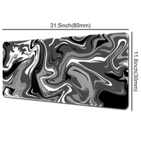 Grand tapis de souris de bureau personnalisable en gros Tapis de souris en caoutchouc en forme de taille personnalisée Boce avec verre de sublimation