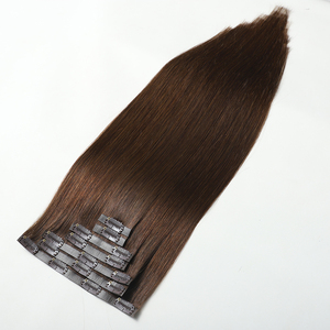 Extensions de <span class=keywords><strong>cheveux</strong></span> Remy <span class=keywords><strong>à</strong></span> clips invisibles et sans couture, qualité supérieure, <span class=keywords><strong>cheveux</strong></span> européens bruts avec cuticules alignées, vente en gros - Product Image 3