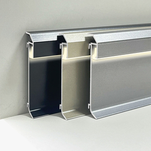 Plinthe décorative en métal avec éclairage LED au design moderne, en alliage d'aluminium <span class=keywords><strong>de</strong></span> haute qualité pour appartements - Product Image 1