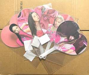 2025 New Design K-pop Star Style <b>Mini</b> <b>Hand</b> Fans Customizable Transparent PVC Plastic for Concerts - Product Image 1