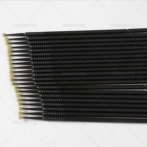 ブラックピンク使い捨てワックスチップアプリケーター、宝石用歯用粘着ワックスチップアプリケーター、歯用宝石使い捨てデンタルワックススティック - Product Image 2