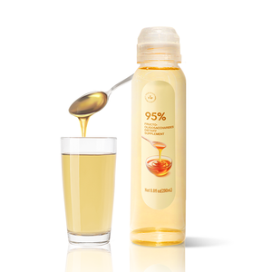 FOS 95% Fructooligosaccharide Syrup, Ingrediente Natural Bajo en Carbohidratos, Rico en Prebióticos y Fibra Dietética, Alivia el Estreñimiento, para <span class=keywords><strong>Alimentos</strong></span> - Product Image 1