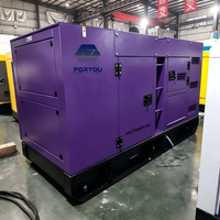 Groupe électrogène diesel insonorisé pour travaux d'ingénierie, alimenté par moteur Baudouin, 80KVA 100KVA 200KVA, pour centrale électrique de chantier