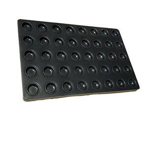 الأكثر مبيعًا مع 40 ٪ من صواني خبز الكعك المصنوعة من الفولاذ والألومنيوم ، صواني خبز مافين على شكل دائري من الدرجة الغذائية ، صواني خبز غير لاصقة - Product Image 5