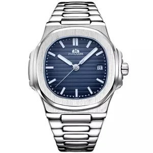 Paulareis solid stainless steel stainless steel back water resistant watch Vintage luxury men wrist automatic watch winder