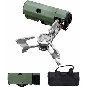 Réchauds à gaz portables pliables miniatures du fabricant, ultralégers, coupe-vent, nouveau design, équipement de camping en plein air, cuisine, pique-niques, voyages - Product Image 2