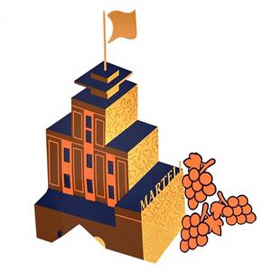 Bolsa de Papel Recubierto Premium Elegante, Diseño Multicapa, Impresión a Cuatro Colores, Procesamiento Especial para Regalos de Marca de Lujo - Product Image 1