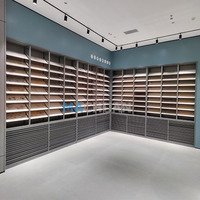 Vente chaude Bas Prix Moderne Mur Monté Carrelage Échantillon Pierre Dalle Quartz Présentoir LED Éclairage Réglable Heavy Duty
