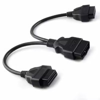 Cable Adaptador OBD2 FMS de 16 Pines, Cable de Extensión de 30CM, Lector de Códigos, Herramienta de Diagnóstico para Autos, Venta Caliente de Fabricante Chino