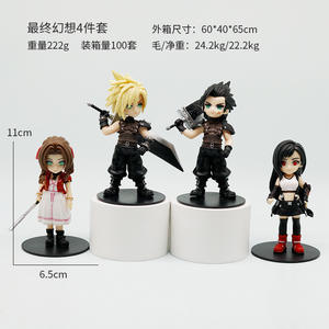 Figurines artisanales <span class=keywords><strong>Final</strong></span> <span class=keywords><strong>Fantasy</strong></span> <span class=keywords><strong>VII</strong></span> <span class=keywords><strong>Remake</strong></span> version Q <span class=keywords><strong>de</strong></span> Tifa, Zack, Cloud et Aerith en gros - Product Image 2