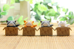 Carino e vivido in <span class=keywords><strong>cerca</strong></span> di gatti Bonsai ornamenti carnosi giardino paesaggio in vaso giardinaggio - Product Image 6