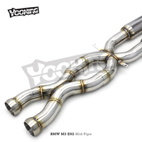 Collecteur d'échappement double X en acier inoxydable OBM Performance pour BMW M3 E90/E92/E93 V8 4.0L 2008-2013 Tuning Car Exhaust Pipes