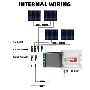 Caja Combinadora Solar Fotovoltaica (FV) CC con Protección contra Sobretensiones y Rayos, 1 Entrada 1 Salida CC 600V, Fusible MCB SPD HA, Caja Impermeable IP65 - Product Image 5