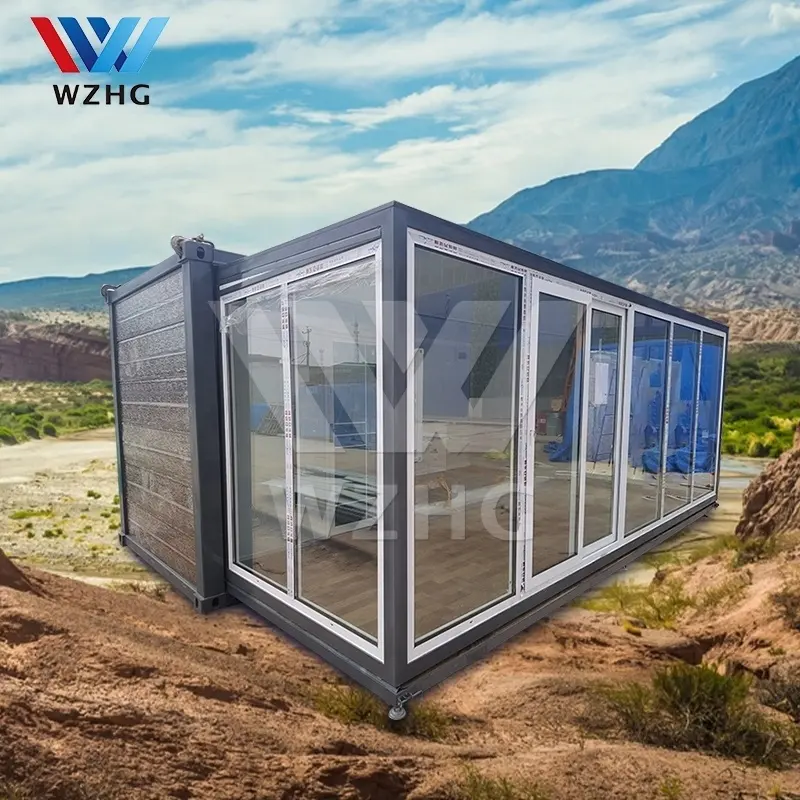 Portable Homes Australia 40 Ft Cargo Mobile Modern Luxury Design Prefabricated 20ft Folding Slide Out Container House
