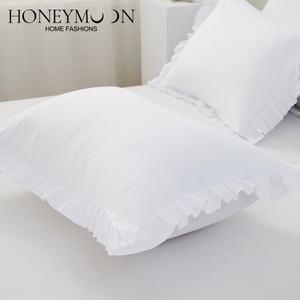 ชุดเครื่องนอน3ชิ้นชุดผ้าปูที่นอนสีขาวขนนุ่มสุดหรูสิ่งทอภายในบ้าน - Product Image 4