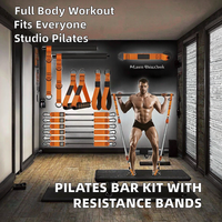 TORCH Keyon Tubos de Tensión para Entrenamiento, Cuerdas de Yoga, Expansor de Acero Aleado, Bandas Elásticas de Resistencia para Ejercicio, Kit de Barra para Estudio de Pilates