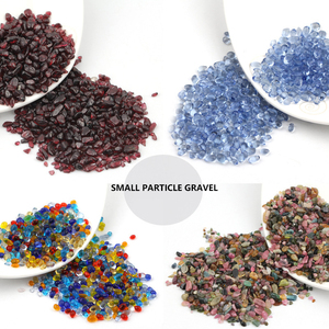 2-5Mm Groothandel Decoratie Chips Steen Onregelmatige Vormige Natuurlijke Grind Kristallen Ambachten Maken Getrommeld Stone - Product Image 4