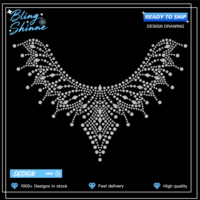 Transferts de strass thermocollants à faible MOQ, motifs ailes d'ange personnalisés
