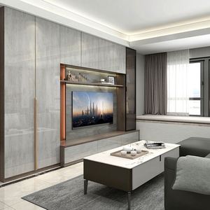 Mueble de TV de Madera Duradero de Alta Calidad con Diseño Moderno para Soporte Estable de TV, Uso en Sala de Estar y Apartamentos, Compatible con TV de 65+ Pulgadas - Product Image 5