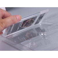 Support de rangement pour cartes de collection, compatible avec les cartes sportives sous slabs, pour classeur de cartes à 3 anneaux