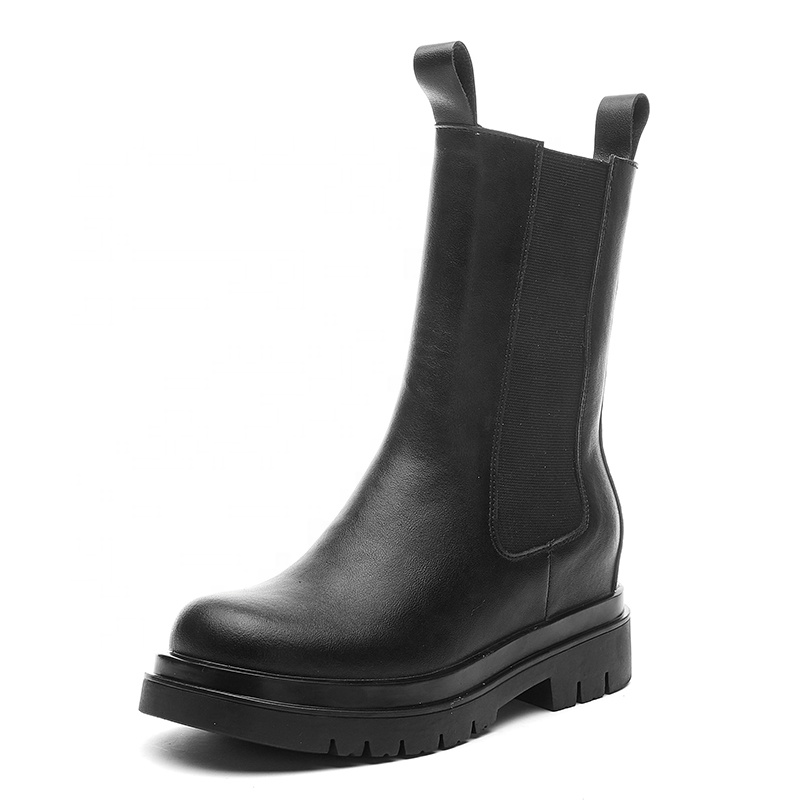 Новое поступление 2020, Брендовые женские массивные ботинки, модная женская обувь, ботинки челси, женские новые универсальные дымчатые короткие ботинки, 2020