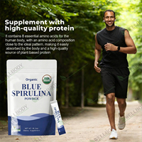 Poudre de spiruline bleue WELLBODY, soutien immunitaire, énergie, alimentation naturelle pour la santé des adultes