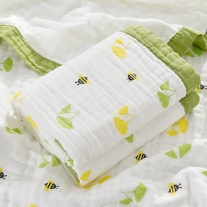 Langes d'Emmaillotage en Mousseline pour <span class=keywords><strong>Nouveau</strong></span>-nés Doux, Couvertures Bébé 100% Coton Garçons Filles, Lingettes <span class=keywords><strong>de</strong></span> Bain, Nid d'Ange, Housse <span class=keywords><strong>de</strong></span> Poussette, Tapis <span class=keywords><strong>de</strong></span> Jeu - Product Image 3