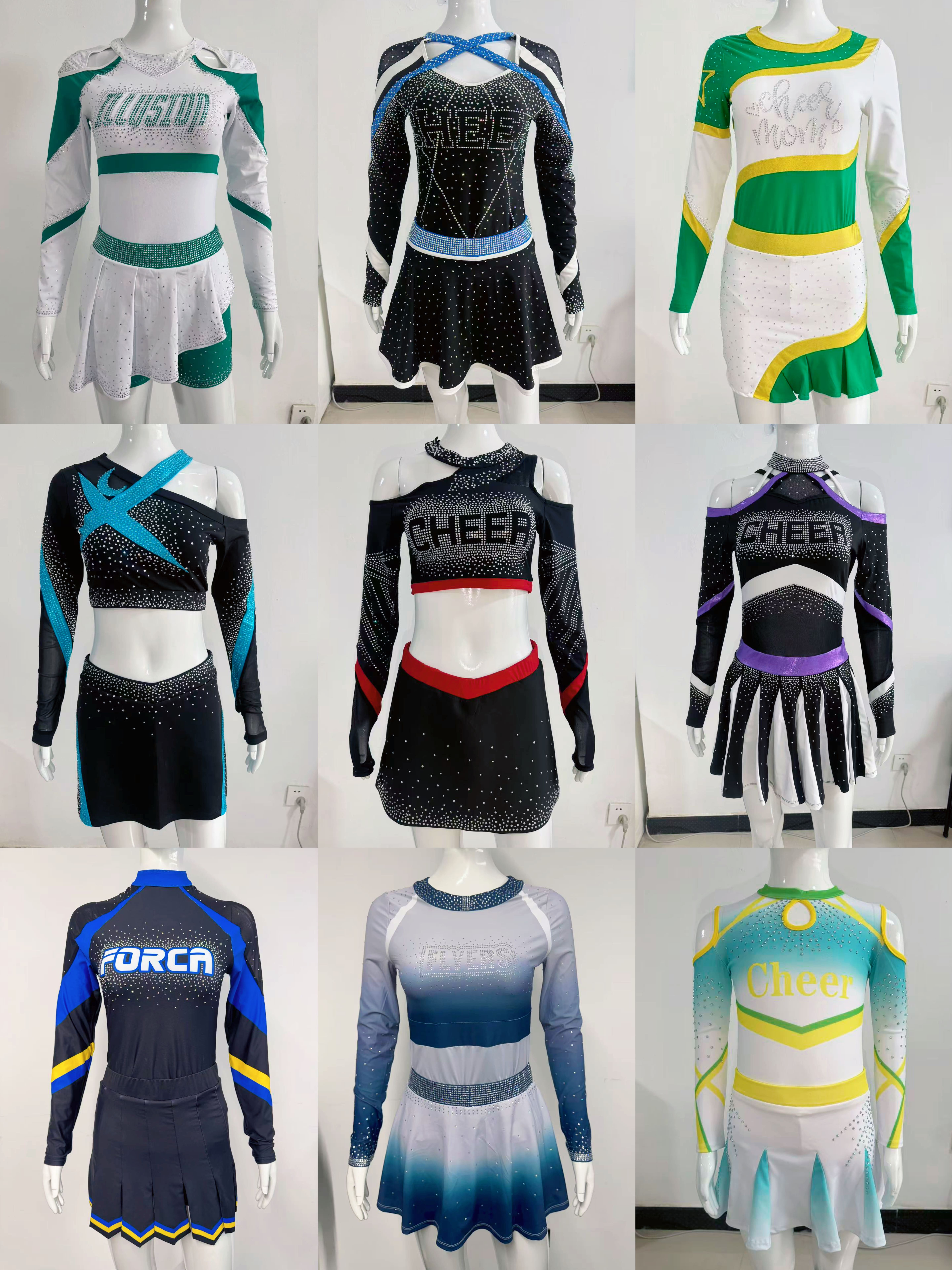 2024 Custom Cheerleading Practice Wear - Hot Selling Uniforms