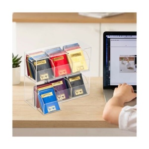 Présentoirs personnalisés en acrylique transparent empilables pour sachets de thé, avec impression sérigraphiée du logo sur mesure, vente en gros - Product Image 4