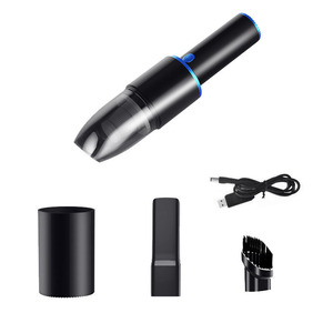 Aspirateur de voiture portatif, mini aspirateur rechargeable haute puissance, forte aspiration, 0,2 l, sans fil, bleu - Product Image 3