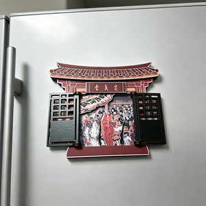Insignia Personalizada de la <span class=keywords><strong>Serie</strong></span> Water Margin Heroes, de Acero Inoxidable Plateado - Product Image 5