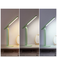 Lampe de bureau pliable portable, angle réglable, lampe de lecture, support de téléphone, veilleuse, protection des yeux