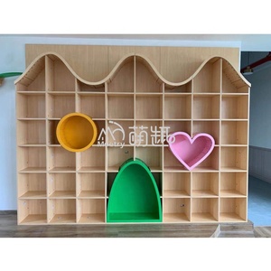 Moetry-Estantería de madera para <span class=keywords><strong>biblioteca</strong></span> de niños, mueble para guardería - Product Image 3
