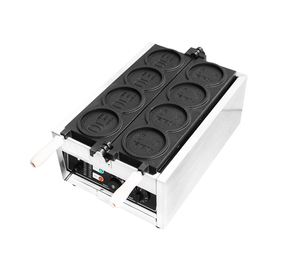 Machine à gaufres en forme de pièces de monnaie en acier inoxydable, nouvelle, économique, facile à utiliser, haute productivité, prix de gros - Product Image 4