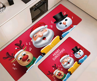 Tapis de cuisine en mousse PVC de haute qualité, antidérapants, à double face, imperméables, à motifs floraux modernes et minimalistes, vente en gros