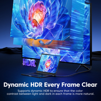 Câble multimédia Toocki Ultra HD 8K 2.1, 48 Gbps, haute vitesse, HDR dynamique, vision 3D pour jeux PS5 Xbox, home cinéma