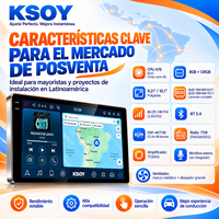 KSOY universel 9 pouces 10 pouces Android 16 8 + 128G commande au volant 2 Din optique coaxial voiture multimédia Android écran de voiture