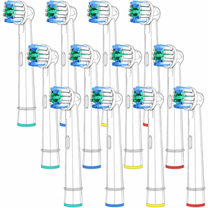 Têtes de brosse de rechange pour brosse à dents électrique, poils souples, accessoires de nettoyage pour soins bucco-dentaires, fournisseur de têtes de brosse à dents compatibles - Product Image 1
