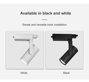 Zoommable 15W-40W dẫn theo dõi ánh sáng phong cách hiện đại tại chỗ theo dõi đường sắt đèn 220V nhôm cơ thể cho các cửa hàng ứng dụng tracklights - Product Image 5