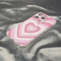 Étui de téléphone portable personnalisé en TPU+PC peint aux UV, style Ins, antichoc, avec protection magnétique de l'appareil photo pour 16/15/14/13