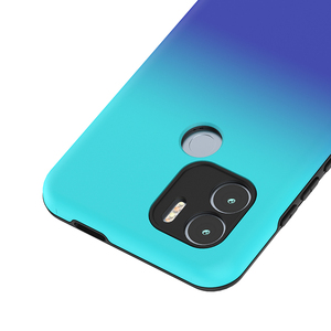 Para Motorola Moto <span class=keywords><strong>G</strong></span> Stylus 5G 2025 dos en uno revestimiento de aceite de cuero a prueba de golpes Color degradado Handyhille funda para teléfono móvil - Product Image 2