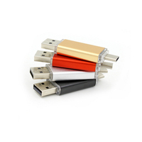 Disco Flash 2 en 1 de 128GB, resistente al agua, USB-C/Tipo C + USB 3,1, para teléfonos inteligentes tipo C y ordenador PC con función OTG