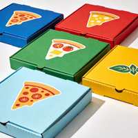Boîte à pizza personnalisée, nouveau design, boîtes à pizza octogonales de 8/10/12/14 pouces, impression couleur