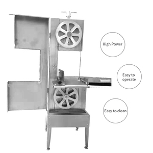Sierra para Huesos y Carne Congelada Horus HR-300A Semiautomática de Acero Inoxidable, Grosor Ajustable, Cuchilla Extraíble, Uso Pesado para Carnicería - Product Image 3