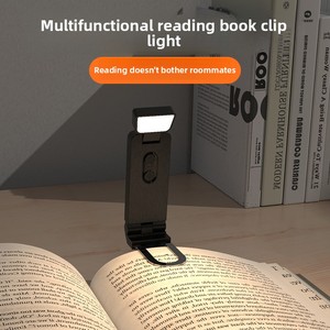 Lampe de lecture LED rechargeable USB à clipser, 3 couleurs CCT, intensité réglable, protection des yeux, <span class=keywords><strong>pour</strong></span> lit, voyage, enfants et adultes, marque-page - Product Image 3